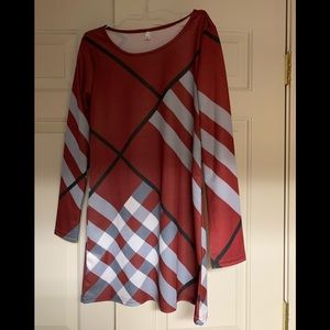 Beautiful Brand new dress Burberry type plaid
